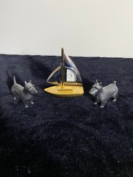 3 Piece Miniature Figurine Set