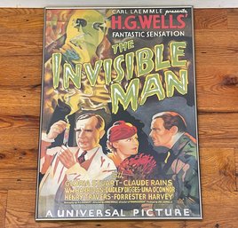 A Retro Movie Lobby Card - The Invisible Man