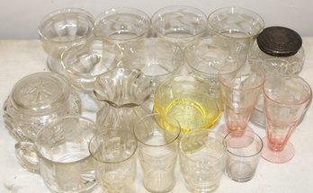 Lot Of 17 Misc Glasses