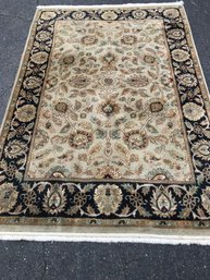 Hand Knotted Persian Rug, 4 Feet By 5 Feet 10 Inch, Sold By Kaoud