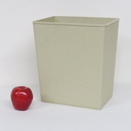 A Mar Bal Hard Molded Plastic Waste Can In Taupe