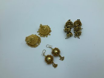 'Gold' Dangle Earrings