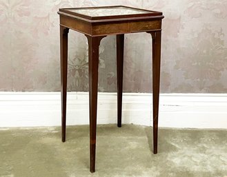 An Antique Mahogany Side Table Or Telephone Table