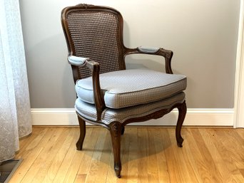 A Lovely Vintage Fauteuil Chair By Ethan Allen, 1 Of 2