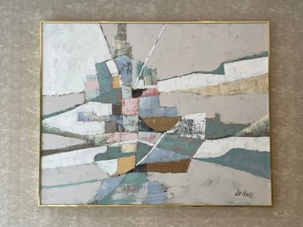 Lee Reynolds Large Contemporary Textured Abstract Painting, Signed Lower Right