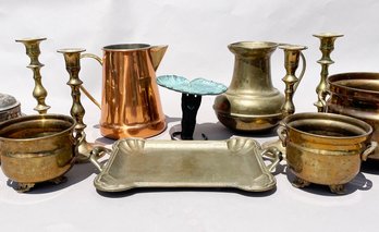 A Collection Of Vintage Mixed Metals