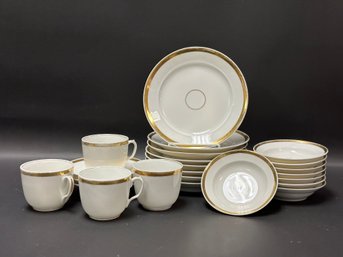 A Small Collection Of Haviland Limoges China, Wedding Ring Pattern