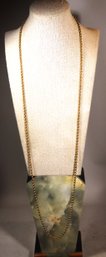 VINTAGE GOLD FILLED ROPE CHAIN NECKLACE 36' LONG