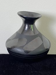 Black Pottery Vase