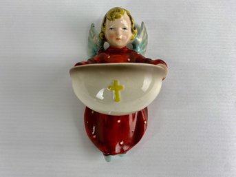 Vintage Full Bee Hummel Angel Holy Water Font