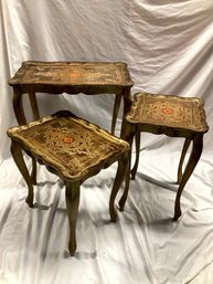 Beautiful Florentine Nesting Tables