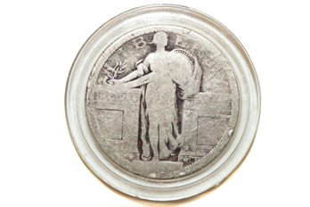 Type 1 Dateless 1916-1917 Standing Liberty Quarter