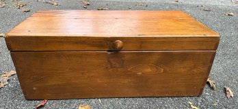 Vintage Maple Storage Chest