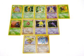 Lot Of 1990'S Pokemon Cards Including 2 1st Edition Cards!