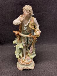 Lovely Vintage Capodimonte Porcelain Figurine Stamped 7056
