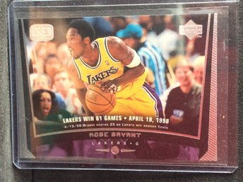 1998-99 Upper Deck Kobe Bryant - M