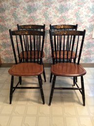 Hitchcock Dinning Room Chairs Set Of 4