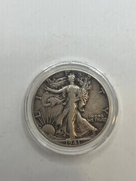 1941 Walking Liberty Silver Half Dollar