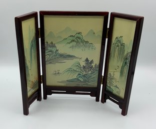 Beautiful Mini Folding Asian Panel Screen