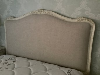 Beautiful Upholstered Distressed Full Size Headboard