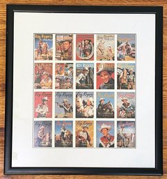 A Framed Roy Rodgers Commemorative Poster Collection