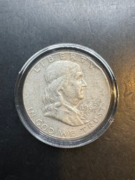 1962-D Silver Benjamin Franklin Half Dollar