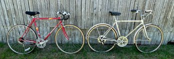Pair Of Vintage Bicycles Including Schwinn Suburban & Peugeot Corbier