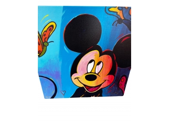 Pair Of Mickey Mouse Canvas Art Prints