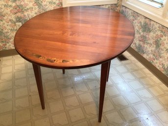 Hitchcock Drop Leaf Round Table