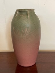 Rookwood Pink And Mottled Green Vase Shape #2402