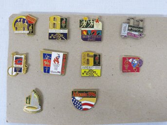 A Group Of Ten 1996 Summer Olympics Collector Pins