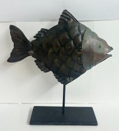 Metal Fish Sculpture