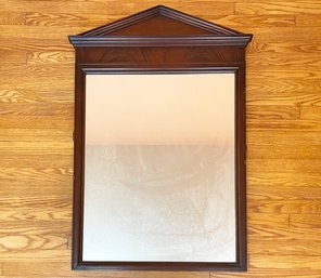 A Mahogany Framed Mirror