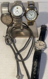 Lot Of Mens Watches & Bolo Tie