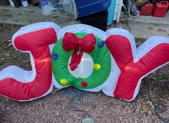 TESTED WORKING- Giant Lawn JOY Inflatable 2