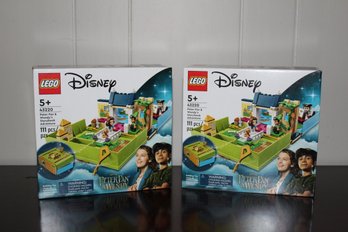 Pair Of Lego Disney Peter Pan And Wendy Storybook Adventure Sets In Boxes