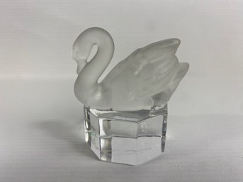 Goebel Crystal Swan