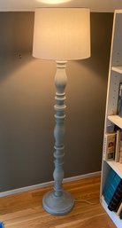 Turned Wood Floor Lamp