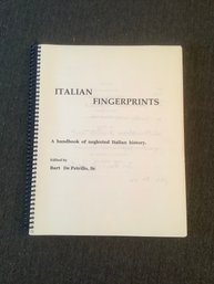 Italian Fingerprints- Neglected Italian History Book #8