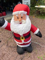TESTED WORKING- LARGE Christmas Santa Inflatable
