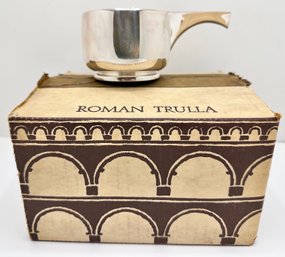 Metropolitan Museum Boxed Silverplated Replica Of Roman Trulla By Gorham, In Original Box