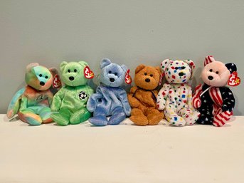 Collection Of TY Beanie Baby Bears - With Tags