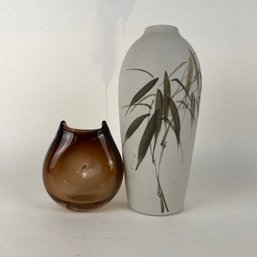 Vintage Glass And Ceramic Vases