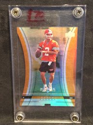 1999 Upper Deck Black Diamond Tim Couch Rookie Die Cut Insert Card - K