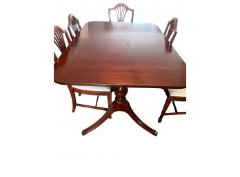 Mahogany Dining Room Table And 6 Chairs