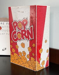 Vintage Popcorn Box Pop Art Wall Sconce Light