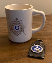 Freemason Mug And Keychain