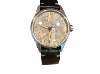 Collins Watch Company Hyperion Meteorite Men's 40mm Watch With Original Box Orig MSRP $745