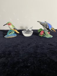 Stangl Pottery Birds & Swarovski Bird Lot