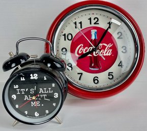 Vintage Coca Cola Clock And Funny Alarm Clock (2)